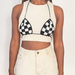 Top bikini a Ganchillo
