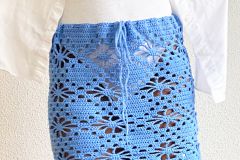 Falda flor tejido a crochet o ganchillo patr? n pa