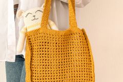 Bolso de playa tejido a crochet o ganchillo para v